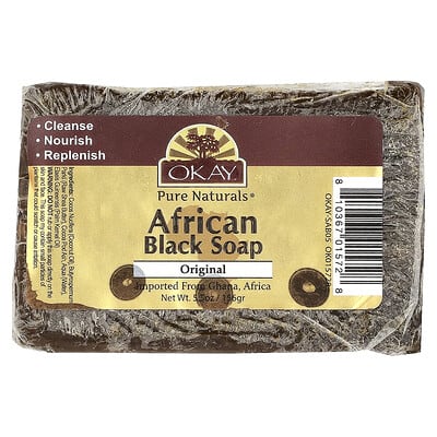 Мыло черное африканское, Original, 5.5 oz (156 g)