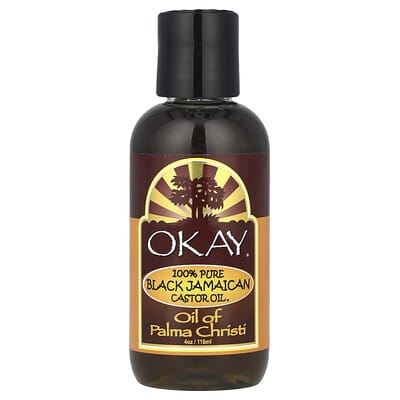 100% Чистое черное ямайское касторовое масло®, 4 oz (118 ml)