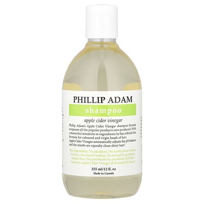 Shampoo, Apple Cider Vinegar, 12 fl oz (355 ml)