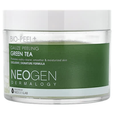Bio-Peel+, Газовое пилинг, Зеленый чай, 30 дисков, 6.76 fl oz (200 ml)
