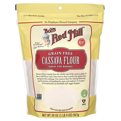 Cassava Flour, Grain Free, 20 oz (567 g)