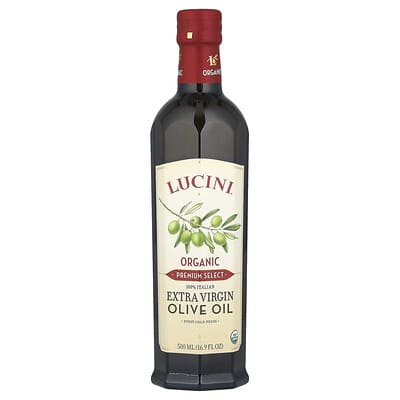 Оливковое масло Lucini Premium Select Organic Extra Virgin 16.9 fl oz (500 ml)
