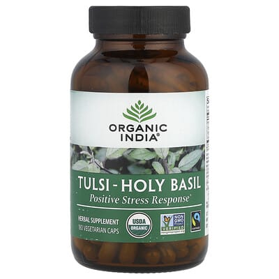 Tulsi-Holy Basil, 180 вегетарианских капсул