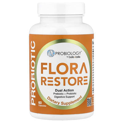 Probiology Flora Restore, 15 Billion CFU, 60 капсул