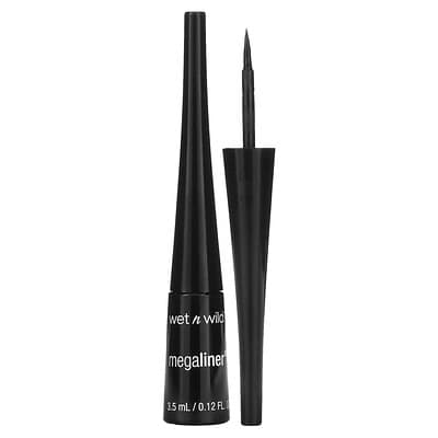 MegaLiner, жидкая подводка для глаз, Black, 0.12 fl oz (3.5 ml)