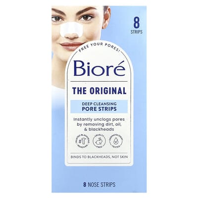 Deep Cleansing Pore Strips, 8 Nose Strips