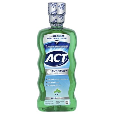Anticavity Fluoride Mouthwash, Alcohol Free, Mint, 18 fl oz (532 ml)