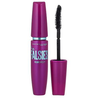 Maybelline The Falsies™ тушь с эффектом накладных ресниц, 280 Blackest Black, 0.25 fl oz (7.5 ml)