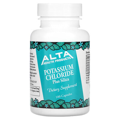 Potassium Chloride plus Silica, 100 Capsules
