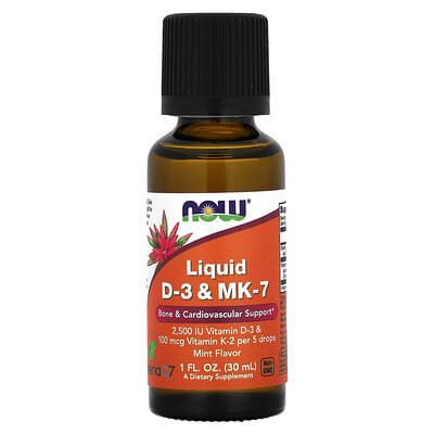 Liquid D3 & MK-7, Natural Mint, 1 fl oz (30 ml)
