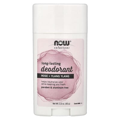 Solutions, Long-Lasting Deodorant, Rose + Ylang Ylang, 2.2 oz (62 g)