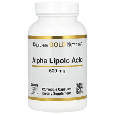 Alpha Lipoic Acid, 600 mg, 120 Veggie Capsules