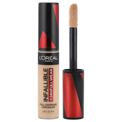 L'Oréal Infallible консилер полного покрытия, 375 Latte, 0.33 fl oz (10 ml)