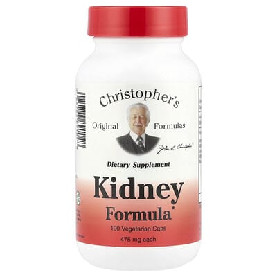 Формула для почек Christopher's Original Formulas 475 mg 100 вегетарианских капсул