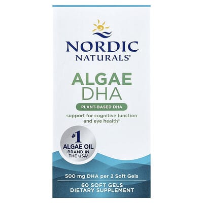 Algae DHA, 60 Soft Gels (250 mg per Soft Gel )