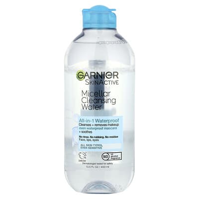 SkinActive мицеллярная очищающая вода для всех типов кожи, включая чувствительную, 13.5 fl oz (400 ml)