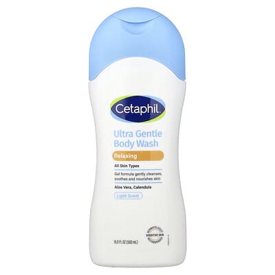 Гель для душа Cetaphil Ultra Gentle, для всех типов кожи, 16.9 fl oz (500 ml)