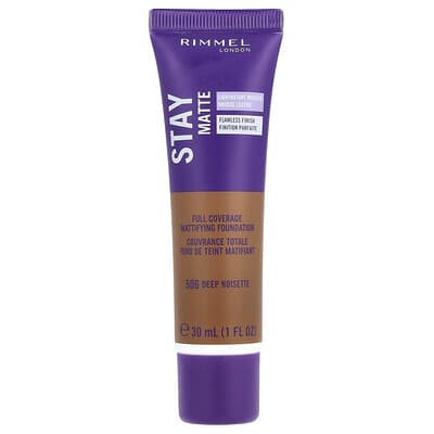 Матирующий тональный крем Stay Matte, Full Coverage, 506 Deep Noisette, 1 fl oz (30 ml)