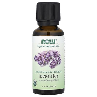 Organic Essential Oils, Lavender, 1 fl oz (30 ml)