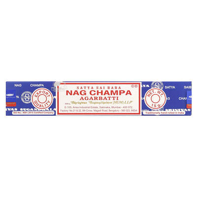 Благовония Nag Champa Agarbatti, 15 g