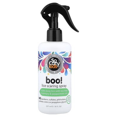 Детский спрей от вшей Boo Lice, 8 fl oz (237 ml)