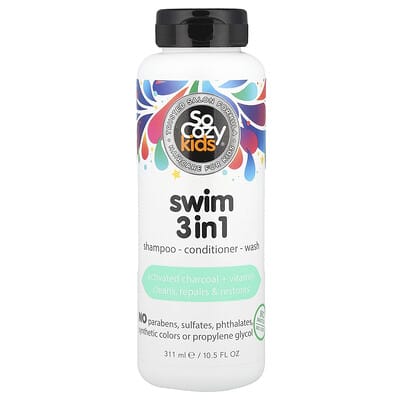 Детский шампунь, кондиционер и гель для мытья 3 в 1 10.5 fl oz (311 ml)