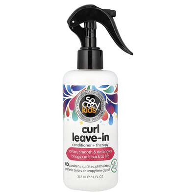 Детский несмываемый кондиционер и терапия для кудрей, 8 fl oz (237 ml)