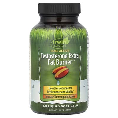 Irwin Naturals жиросжигатель Testosterone-Extra, 60 мягких капсул