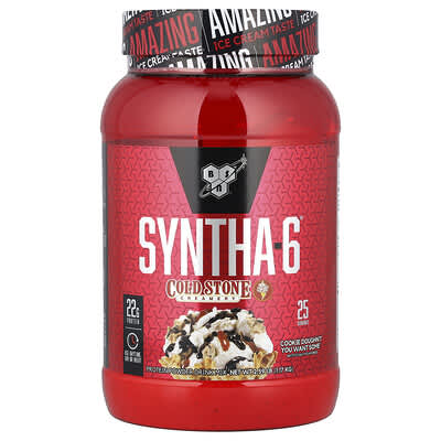 Syntha-6®, Protein Powder, Cold Stone Creamery, Cookie Doughn't You Want Some™, 2.59 lb (1.17 kg)