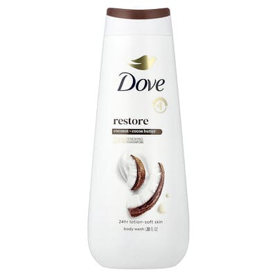 Гель для душа Restore, кокос + масло какао, 20 fl oz (591 ml)
