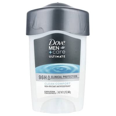 Dove Men+Care, антиперспирант максимальной защиты, Clean Comfort, 1.7 oz (48 g)
