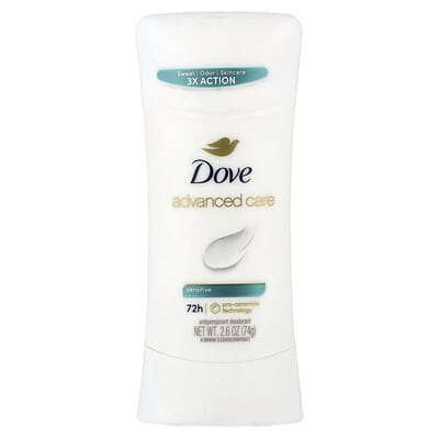 Дезодорант антиперспирант Advanced Care, без запаха, 2.6 oz (74 g)