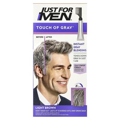 Краска для волос Touch of Gray® T-25 Light Brown Single Application Kit