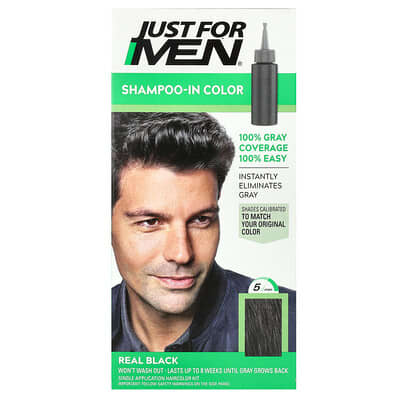 Набор для окрашивания волос Just for Men Shampoo-In-Color, Real Black H-55