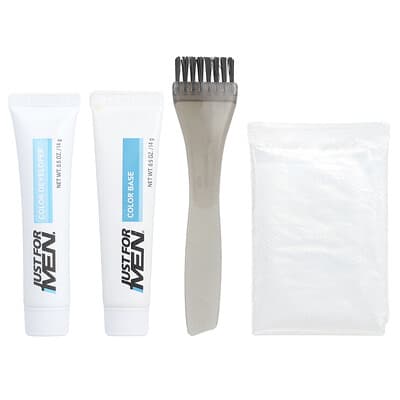 Mustache & Beard краска для усов и бороды, M-55 Real Black, набор для однократного применения