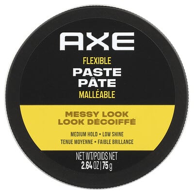 Гель для укладки AXE Messy Look™ Flexible Paste Medium Hold/Low Shine 2.64 oz (75 g)
