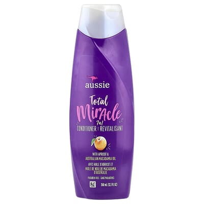 Total Miracle, 7 n 1 Conditioner with Apricot & Australian Macadamia Oil, 12.1 fl oz (360 ml)