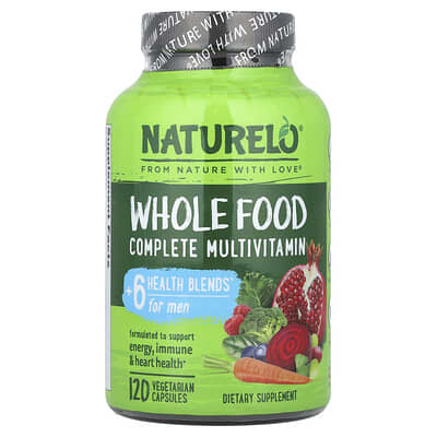 Whole Food Complete Multivitamin, For Men, 120 Vegetarian Capsules