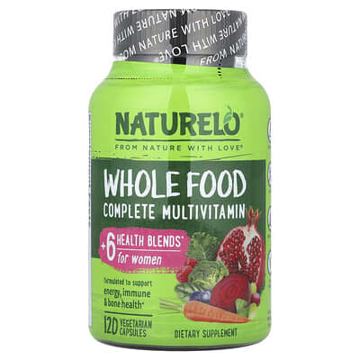 Цельный мультивитамин Whole Food, Женский, 120 вегетарианских капсул