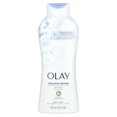 Exfoliating Moisture Body Wash, Sea Salt, 22 fl oz (650 ml)