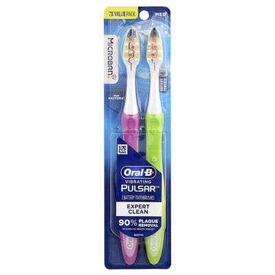 Oral-B Vibrating Pulsar™, электрическая зубная щетка, Medium, 2 шт
