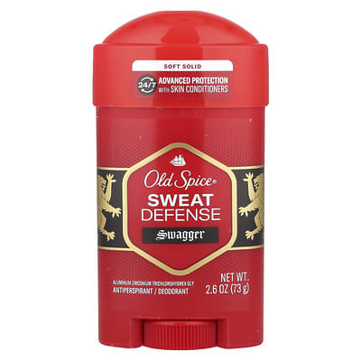 Дезодорант-антиперспирант Sweat Defense, мягкий стик, Swagger, 2.6 oz (73 g)