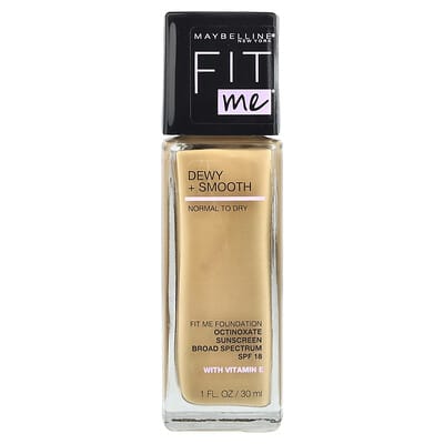 Тональный крем Maybelline Fit Me®, Dewy + Smooth, 220 Natural Beige, 1 fl oz (30 ml)
