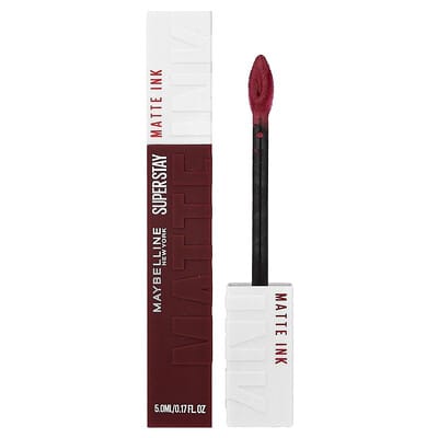 Матовая жидкая помада Maybelline Super Stay, 115 Founder, 0.17 fl oz (5 ml)