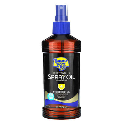 Масло для глубокого загара с кокосовым маслом, SPF 4, 236 ml