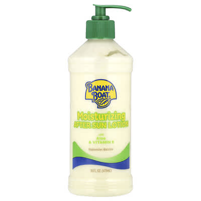 Увлажняющий лосьон после загара с алоэ и витамином E, 16 fl oz (473 ml)