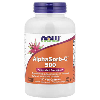 AlphaSorb-C® 500, 180 вегетарианских капсул