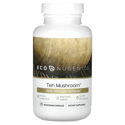 Ten Mushroom®, 120 вегетарианских капсул