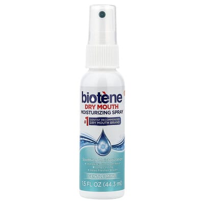 Dry Mouth Moisturizing Spray, Gentle Mint, 1.5 fl oz (44.3 ml)