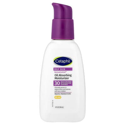 Увлажняющий крем Derma Control™, абсорбирующий себум, для жирной кожи, SPF 30, 4 fl oz (118 ml)